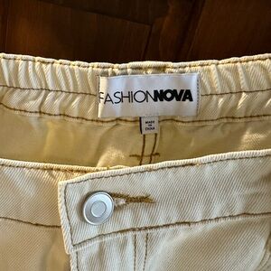 Fashion Nova Beige Cargo Pants